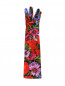 Длинные перчатки с узором Dolce & Gabbana  –  Обтравка1