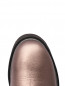 Ботинки из кожи декорированные брошками Pertini  –  Обтравка3