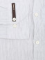 Рубашка из льна с узором "полоска" Windsor  –  Деталь1