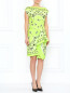 Платье из шелка с принтом "пейсли" Moschino  –  Модель Общий вид