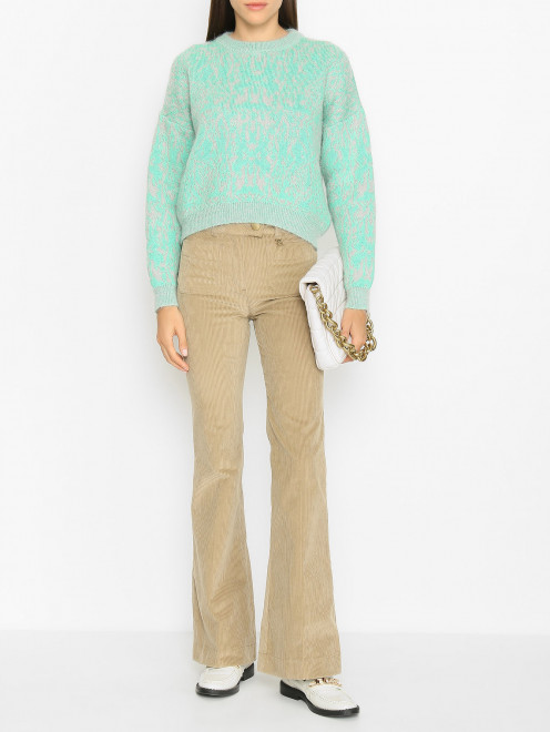 Вельветовые брюки с накладными карманами Luisa Spagnoli - МодельОбщийВид