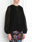 Блуза из шелка с декоративной вышивкой Giambattista Valli  –  Модель Верх-Низ