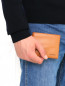 Однотонный кошелек из мягкой кожи Trussardi  –  Модель Верх-Низ