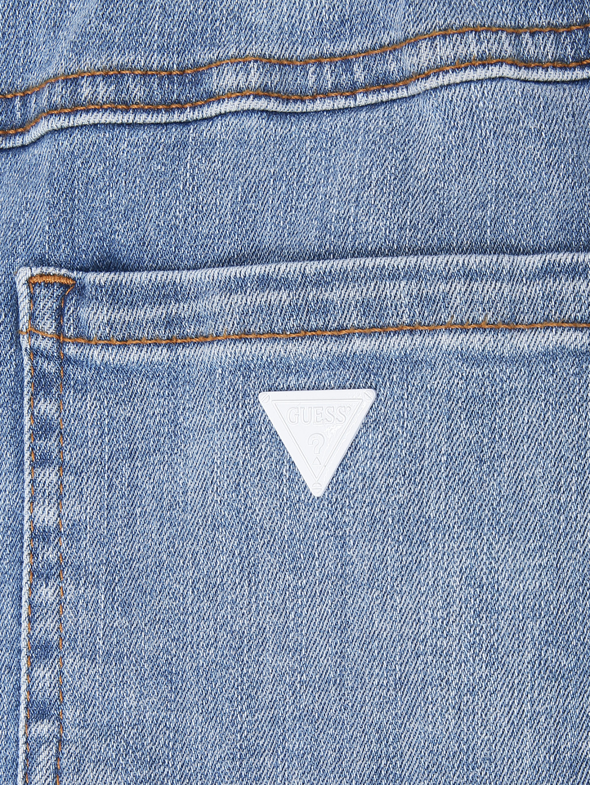 Широкие джинсы с карманами Guess  –  Деталь1  – Цвет:  Синий