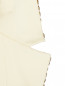 Приталенный жакет из шерсти с декоративной отделкой Moschino  –  Деталь1