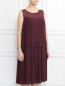 Платье из плиссированной ткани Marina Rinaldi  –  МодельВерхНиз
