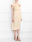 Платье из льна с драпировкой Alberta Ferretti  –  Модель Общий вид