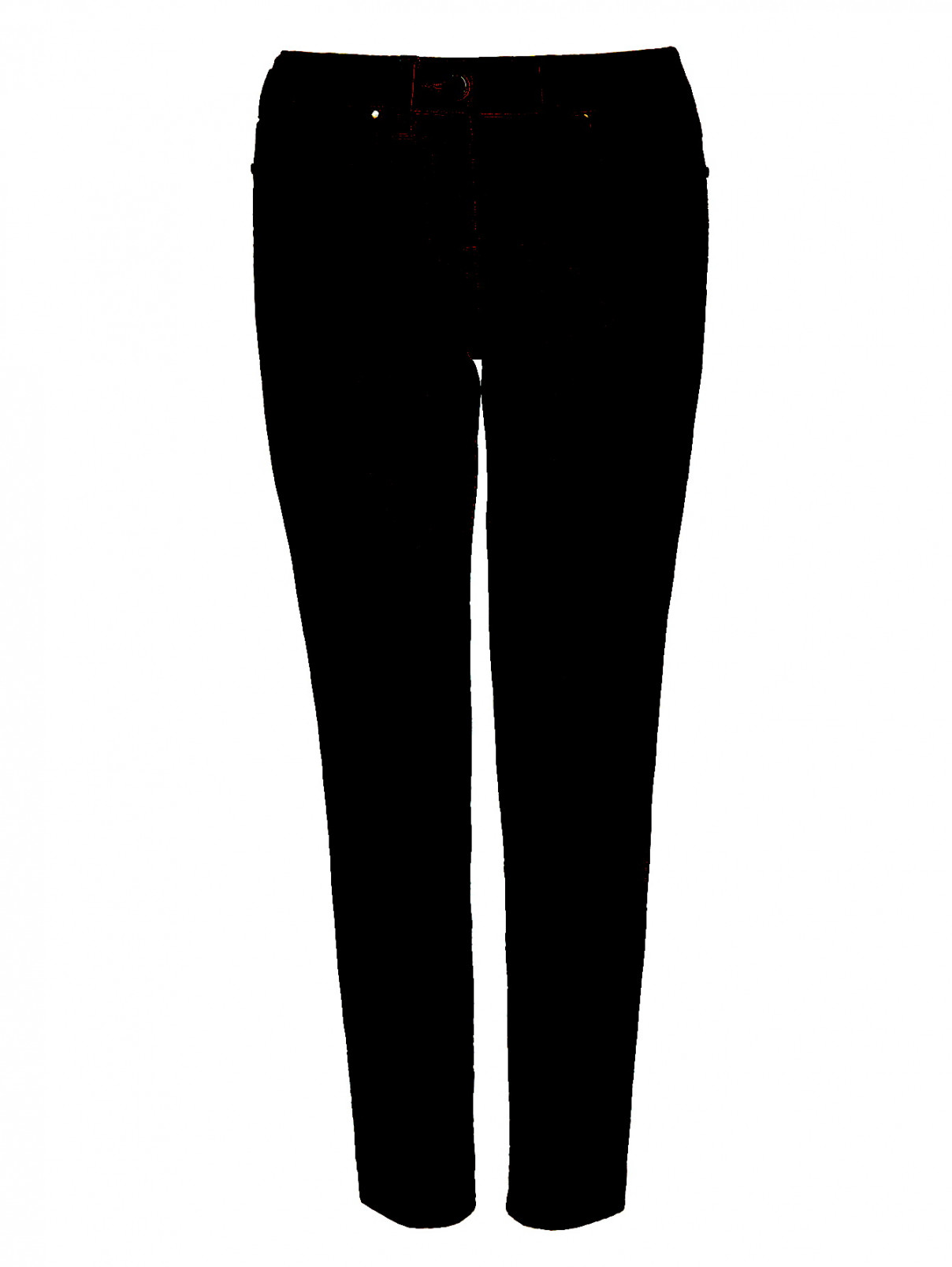Зауженные джинсы с металлической фурнитурой Max Mara  –  Общий вид  – Цвет:  Розовый