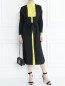 Платье-миди из хлопка с контрастной отделкой Moschino Boutique  –  МодельОбщийВид