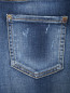 Прямые джинсы с надрезами Dsquared2  –  Деталь1