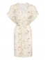 Кружевное платье из вискозы и шелка TWINSET  –  Общий вид