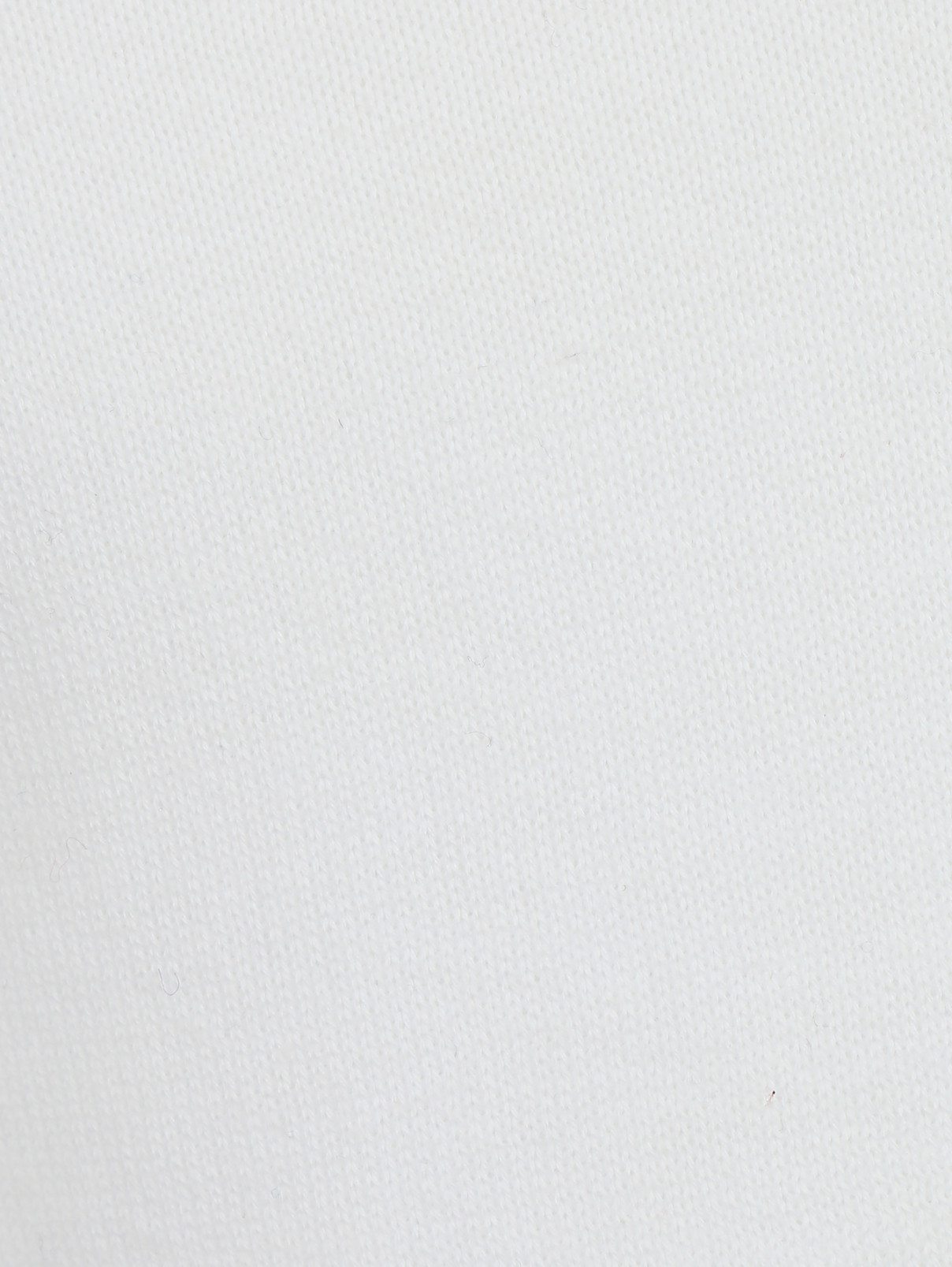 Джемпер из хлопка с контрастной отделкой I Pinco Pallino  –  Деталь1  – Цвет:  Белый