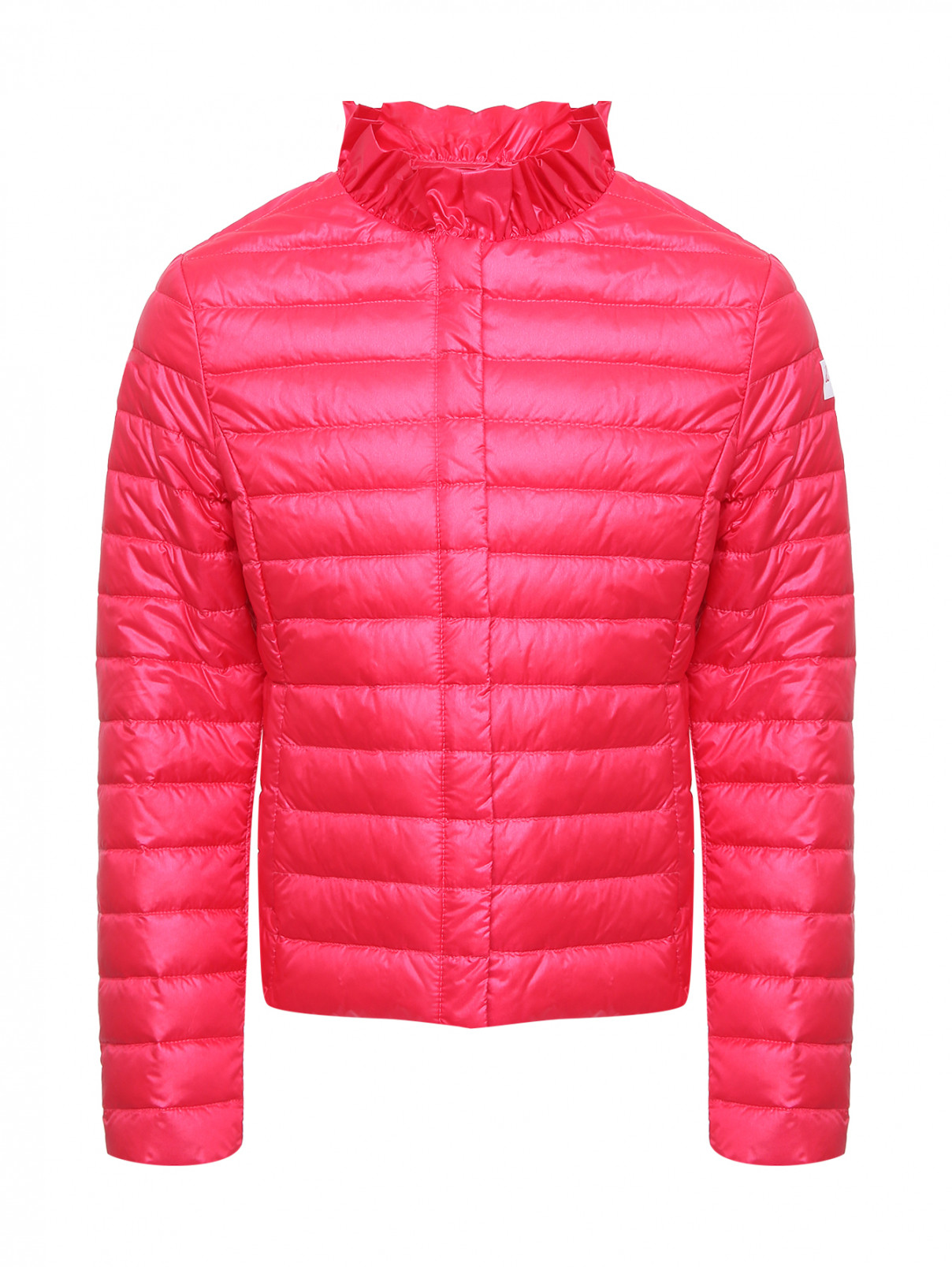 Пуховая стеганая куртка Il Gufo  –  Общий вид  – Цвет:  Розовый