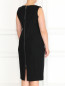 Платье-футляр из хлопка с рельефными швами Marina Rinaldi  –  Модель Верх-Низ1