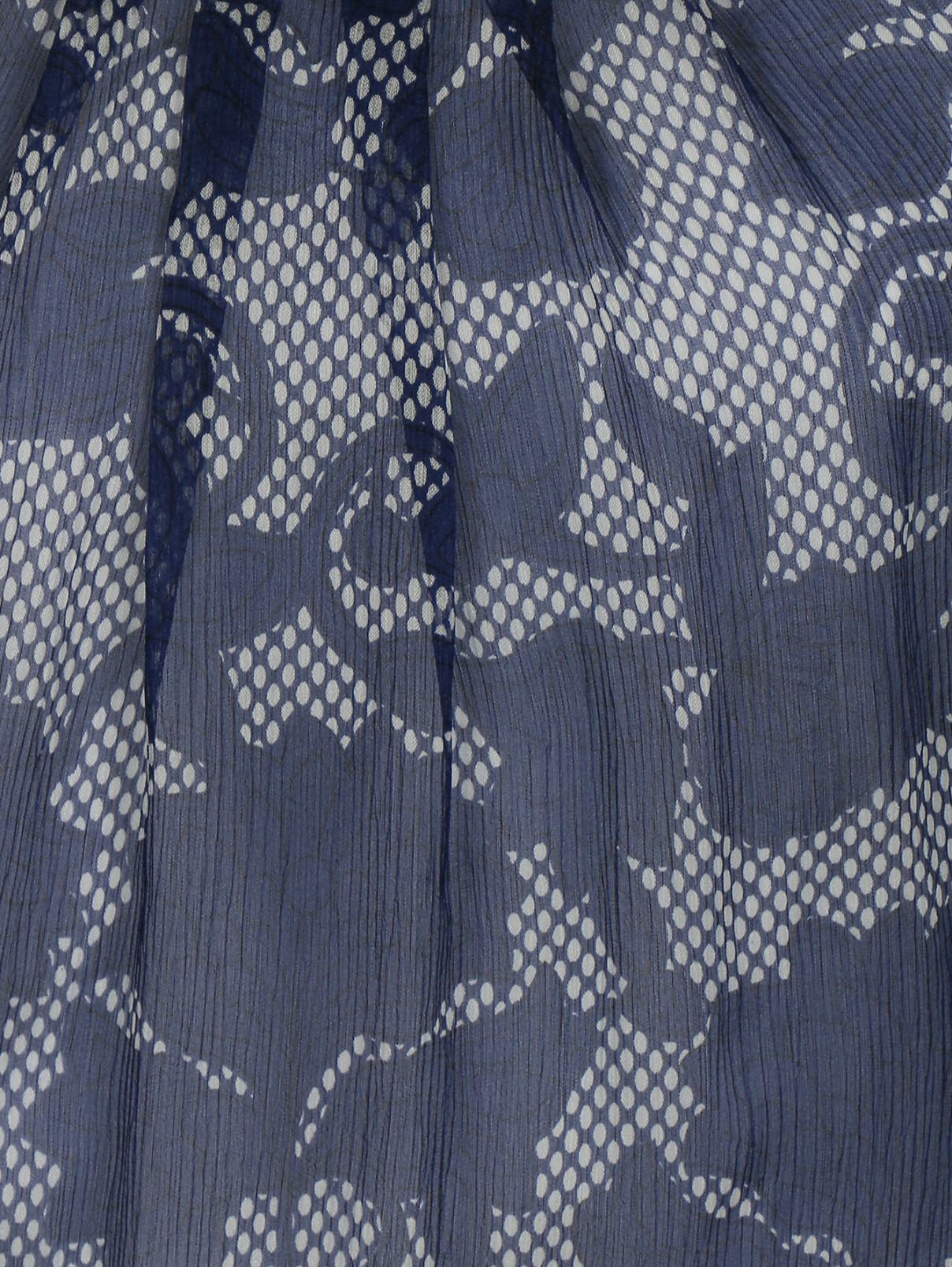Шелковая блуза с подкладом Armani Jeans  –  Деталь  – Цвет:  Синий