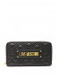 Стеганый кошелек с логотипом Love Moschino  –  Общий вид