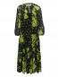 Платье-макси из шифона с кружевом Ermanno Firenze  –  Общий вид