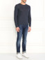 Джемпер из льна свободного кроя Armani Jeans  –  Модель Общий вид