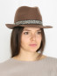 Шляпа из шерсти с лентой Marina Rinaldi  –  МодельОбщийВид