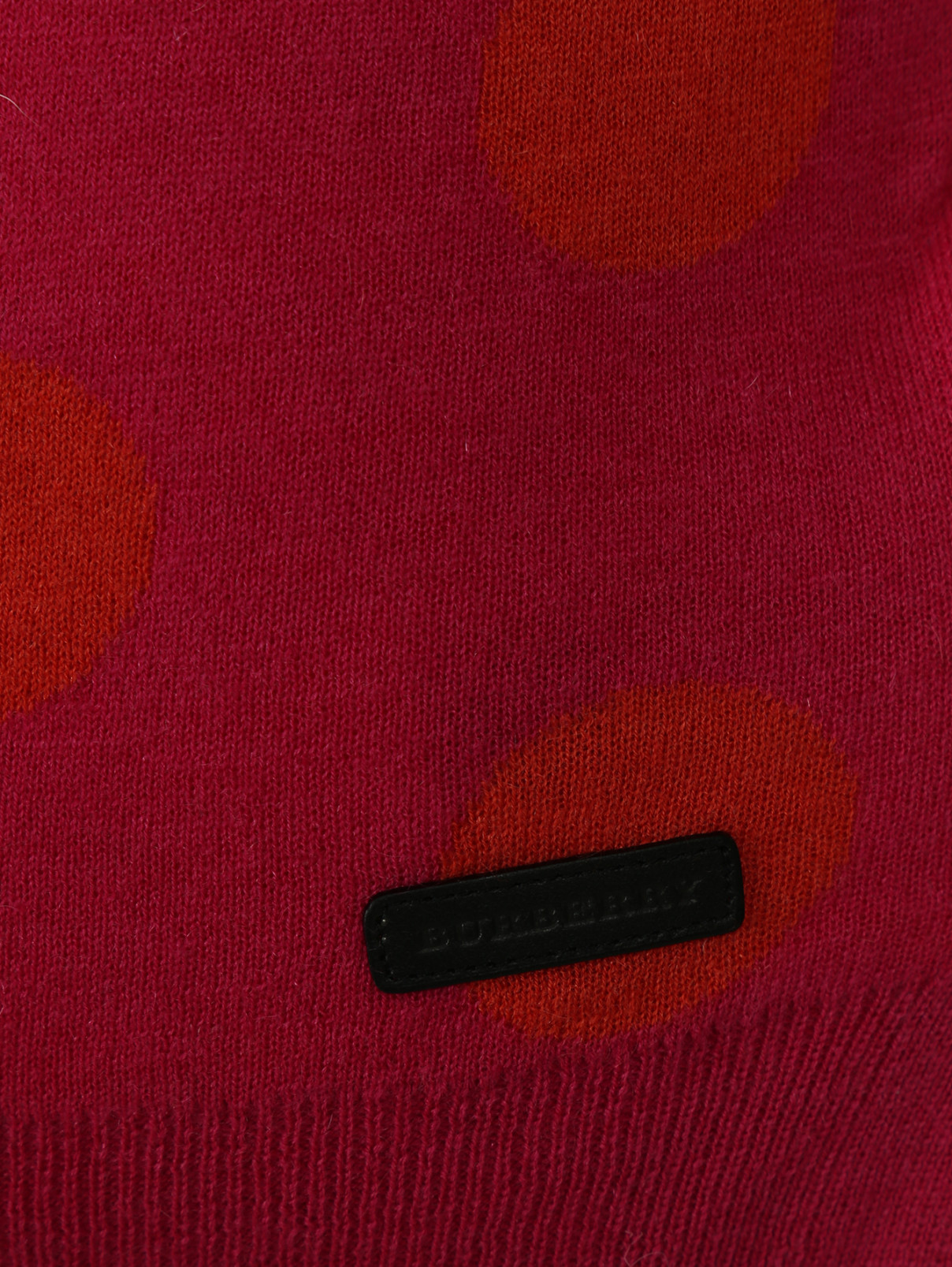 Кардиган из кашемира с узором "горох" Burberry  –  Деталь1  – Цвет:  Розовый