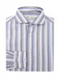 Рубашка из хлопка с узором "полоска" Borrelli  –  Общий вид