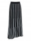 Трикотажная юбка миди в полоску Max&Co  –  Общий вид