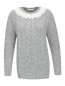 Удлиненный свитер с декоративной отделкой Philosophy di Lorenzo Serafini  –  Общий вид