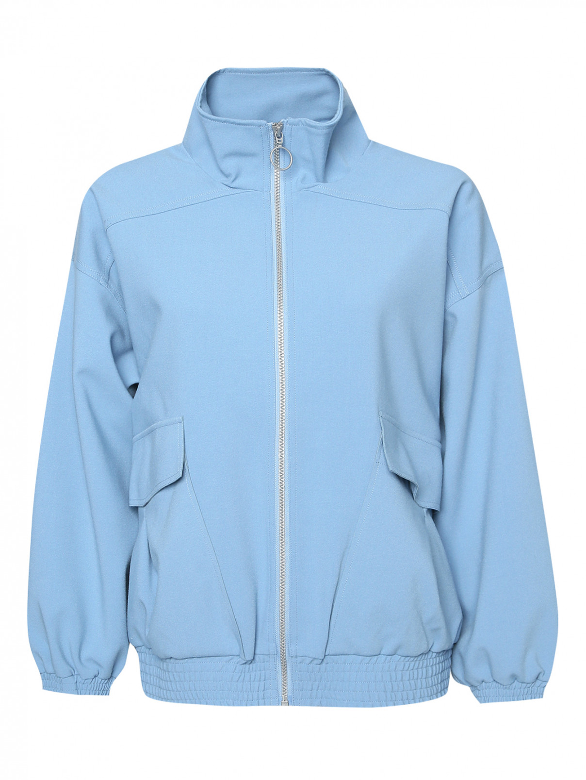 Куртка на молнии с накладными карманами Holzweiler  –  Общий вид  – Цвет:  Синий