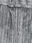 Вельветовые брюки с люрексом на резинке Il Gufo  –  Деталь1