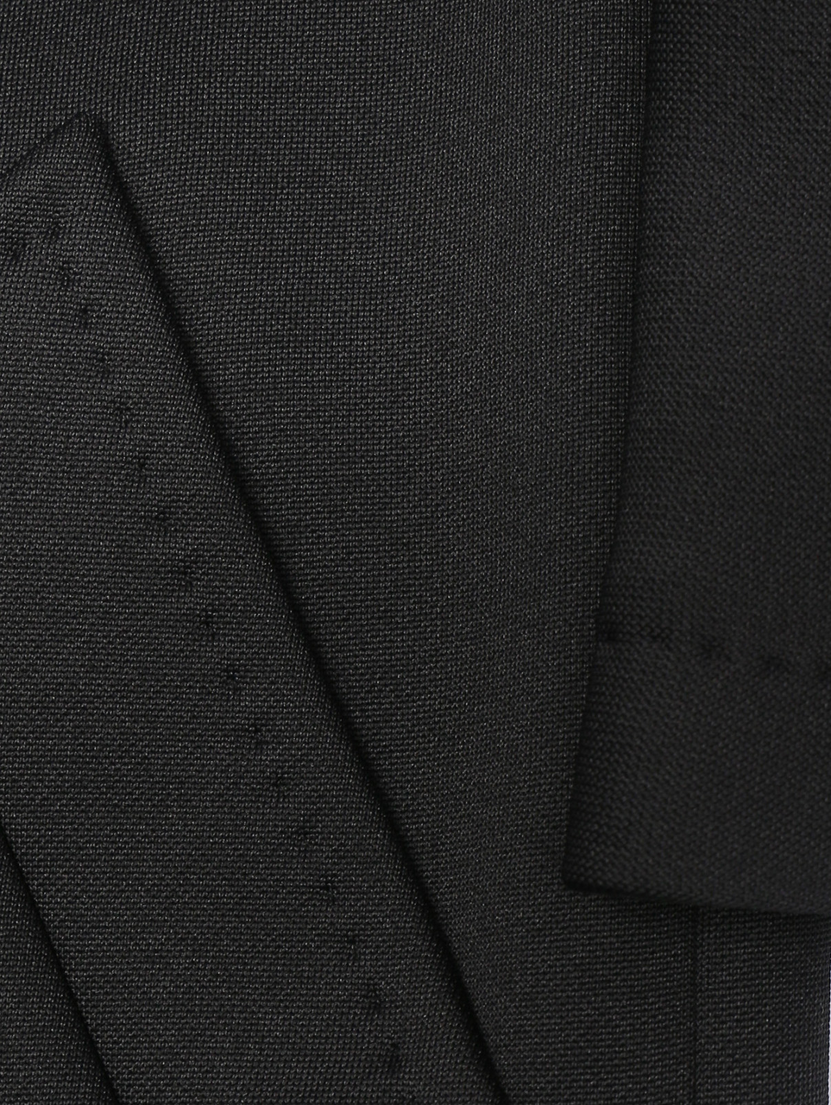 Трикожатное бесподкладочное пальто Max Mara  –  Деталь  – Цвет:  Черный