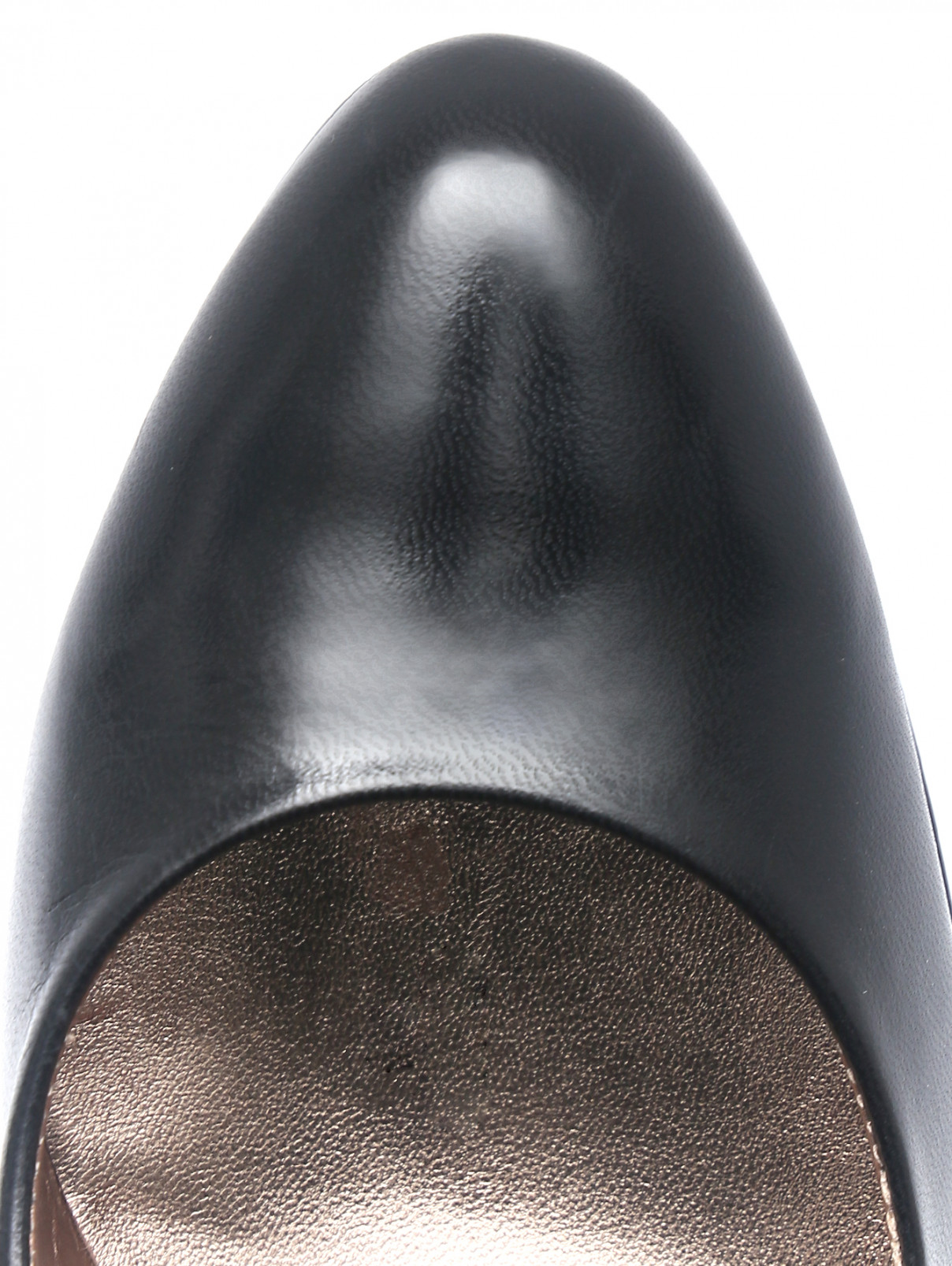 Туфли из гладкой кожи Mascaro  –  Обтравка3  – Цвет:  Черный