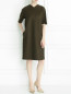 Платье прямого кроя из шерсти Jil Sander  –  Модель Общий вид