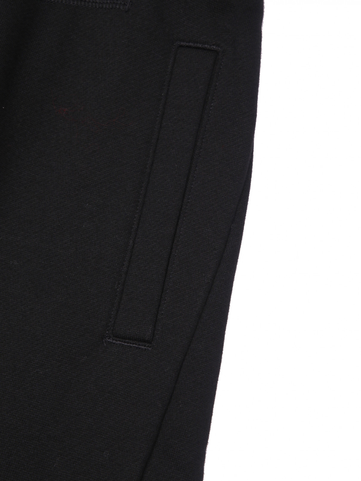 Трикотажные брюки на резинке Adidas Originals  –  Деталь1
