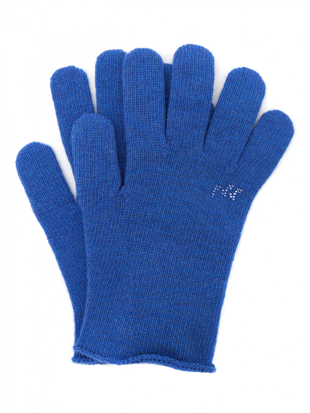 Перчатки из шерсти MiMiSol  –  Общий вид  – Цвет:  Синий