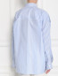 Рубашка из хлопка с узором и кружевной отделкой Ermanno Scervino  –  МодельВерхНиз1