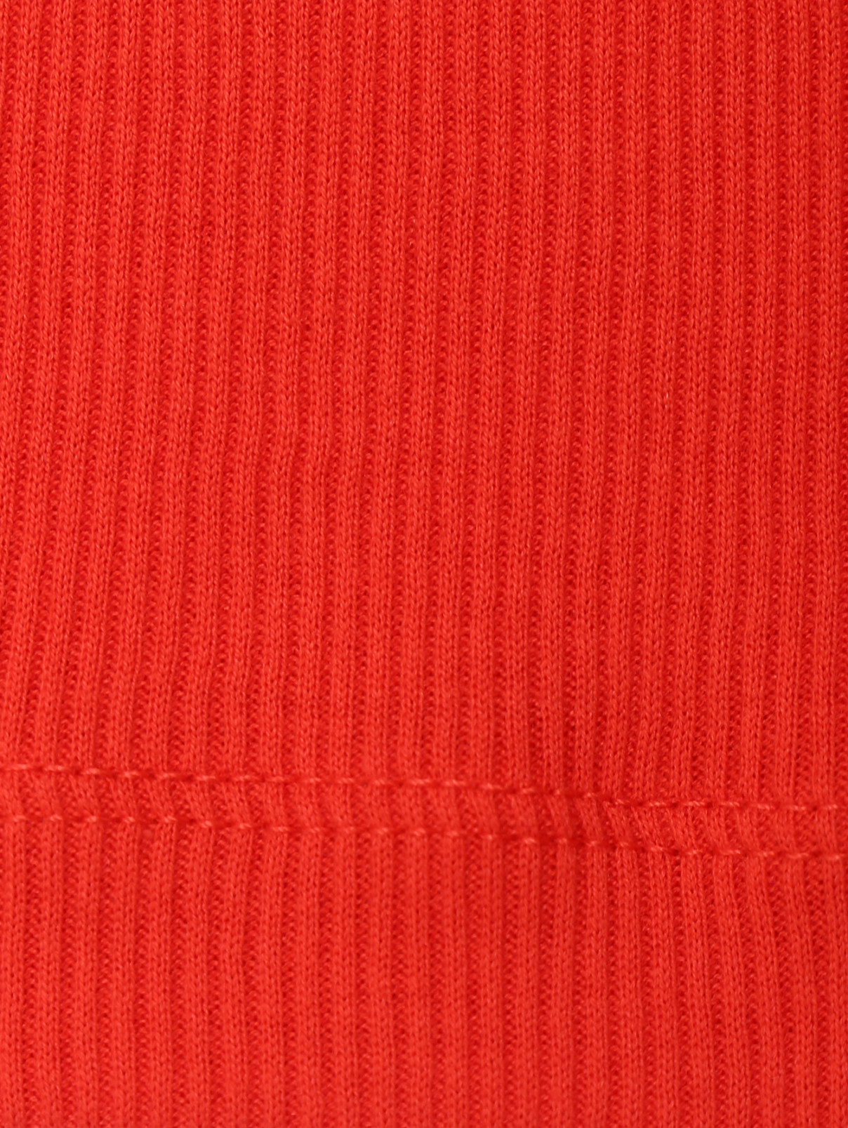 Лонгслив из хлопка с вырезами Helmut Lang  –  Деталь  – Цвет:  Красный