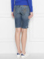 Шорты джинсовые, с декоративной отделкой Alice+Olivia  –  МодельВерхНиз1