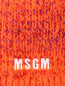 Шарф из смешаной пряжи с логотипом MSGM  –  Деталь