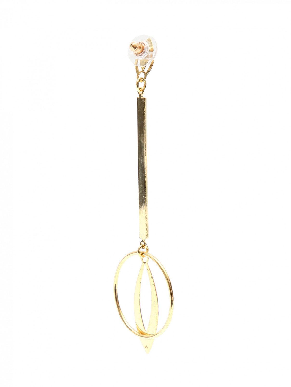 Серьги из металла Lkdesign  –  Обтравка2  – Цвет:  Золотой