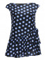 Блуза из хлопка и шелка с узором BOUTIQUE MOSCHINO  –  Общий вид