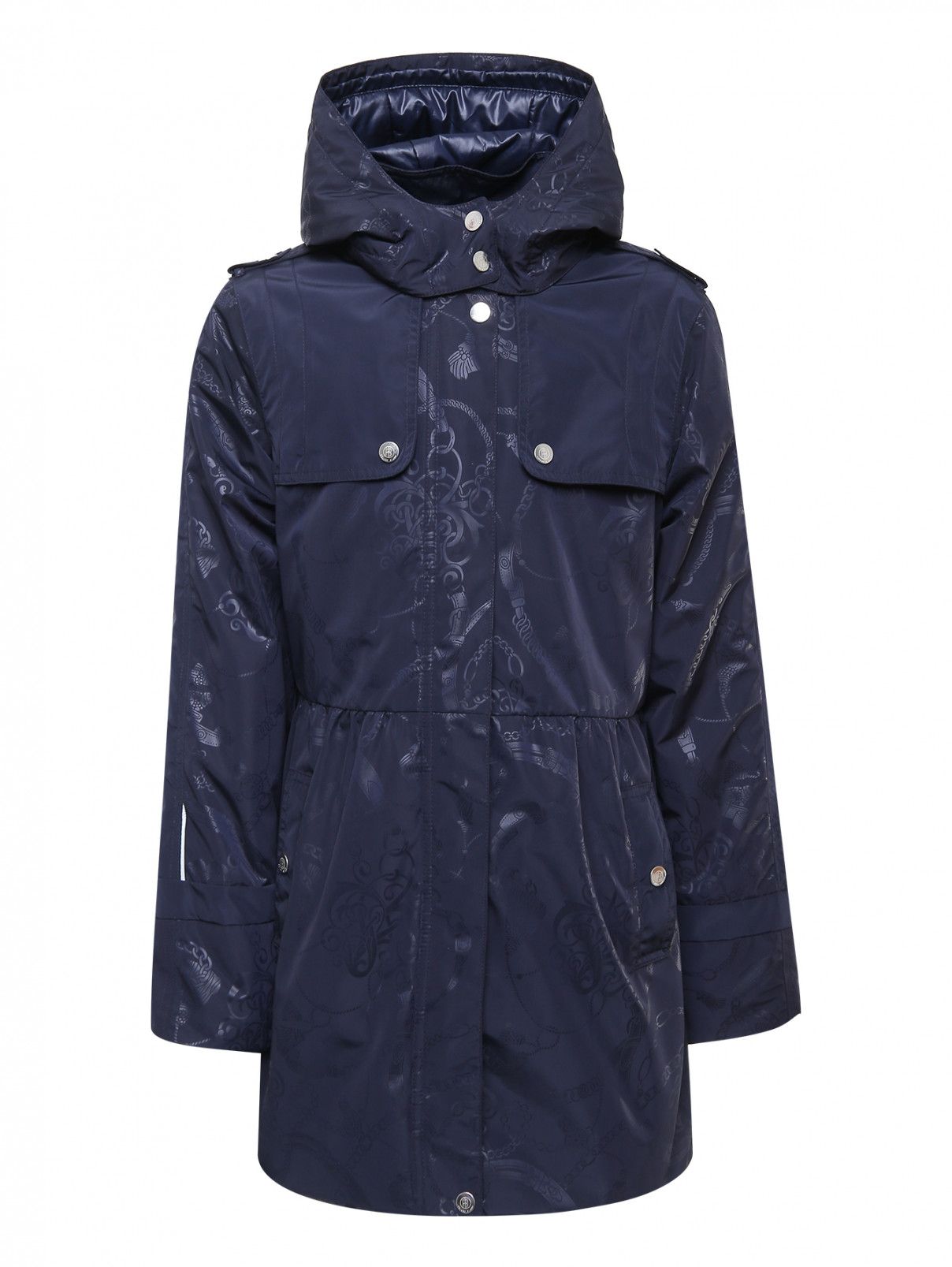 Удлиненная куртка с подкладом из флиса Poivre Blanc  –  Общий вид  – Цвет:  Синий