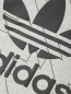 Футболка из хлопка с логотипом Adidas Originals  –  Деталь1