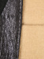Пальто из шерсти альпака в стиле колорблок Marina Rinaldi  –  Деталь