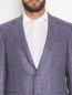 Пиджак из шерсти и шелка с узором Canali  –  МодельОбщийВид1