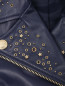 Куртка из кожи с металлической фурнитурой Moschino Boutique  –  Деталь1