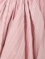 Плиссированная юбка на резинке из смешанного хлопка Marni  –  Деталь