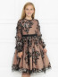 Платье с пышной юбкой расшитое паейтками Aletta  –  МодельВерхНиз