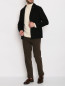 Пиджак из шерсти и кашемира с накладными карманами LARDINI  –  МодельОбщийВид