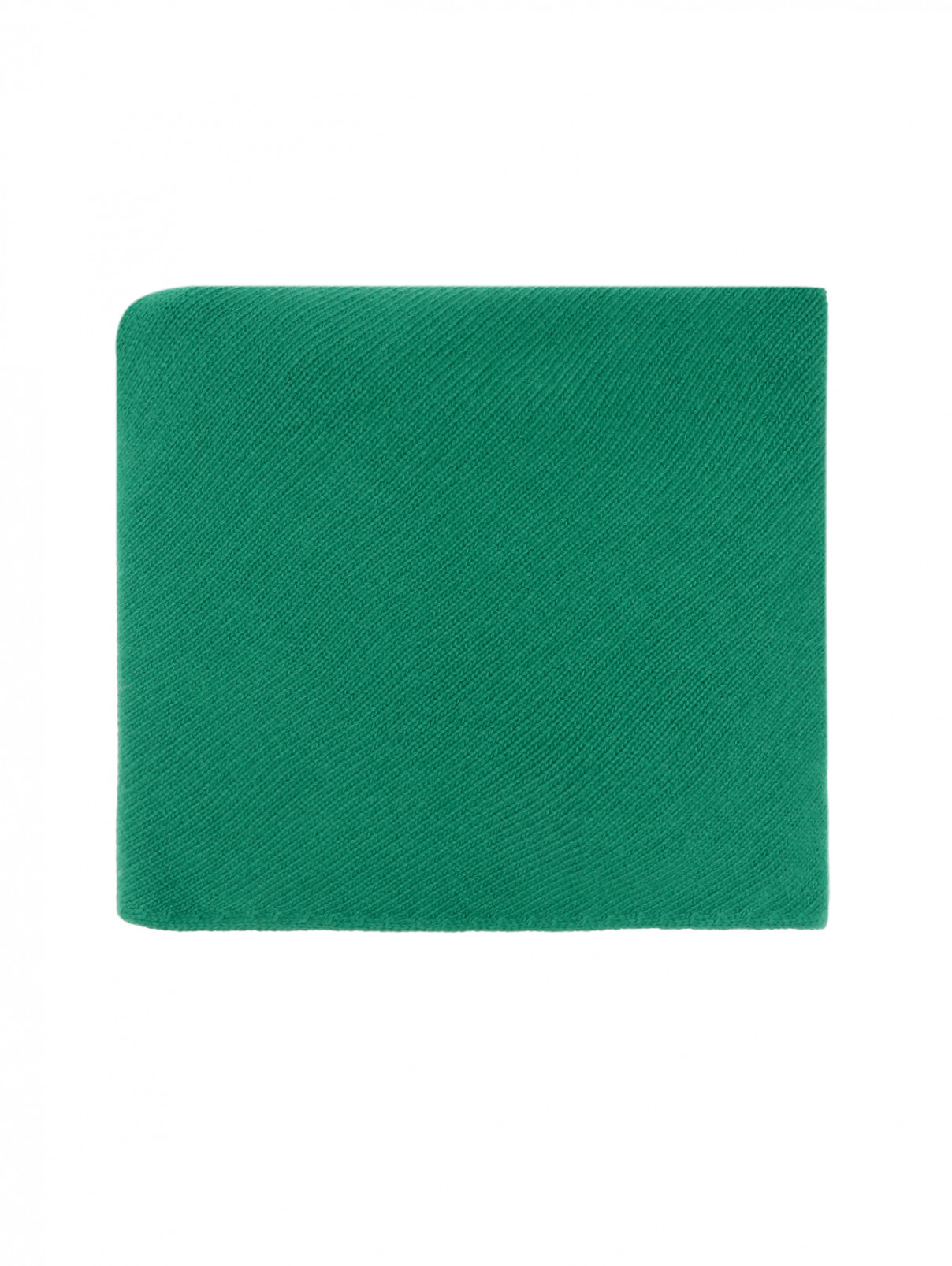 Платок из шерсти с бахромой Weekend Max Mara  –  Общий вид  – Цвет:  Зеленый
