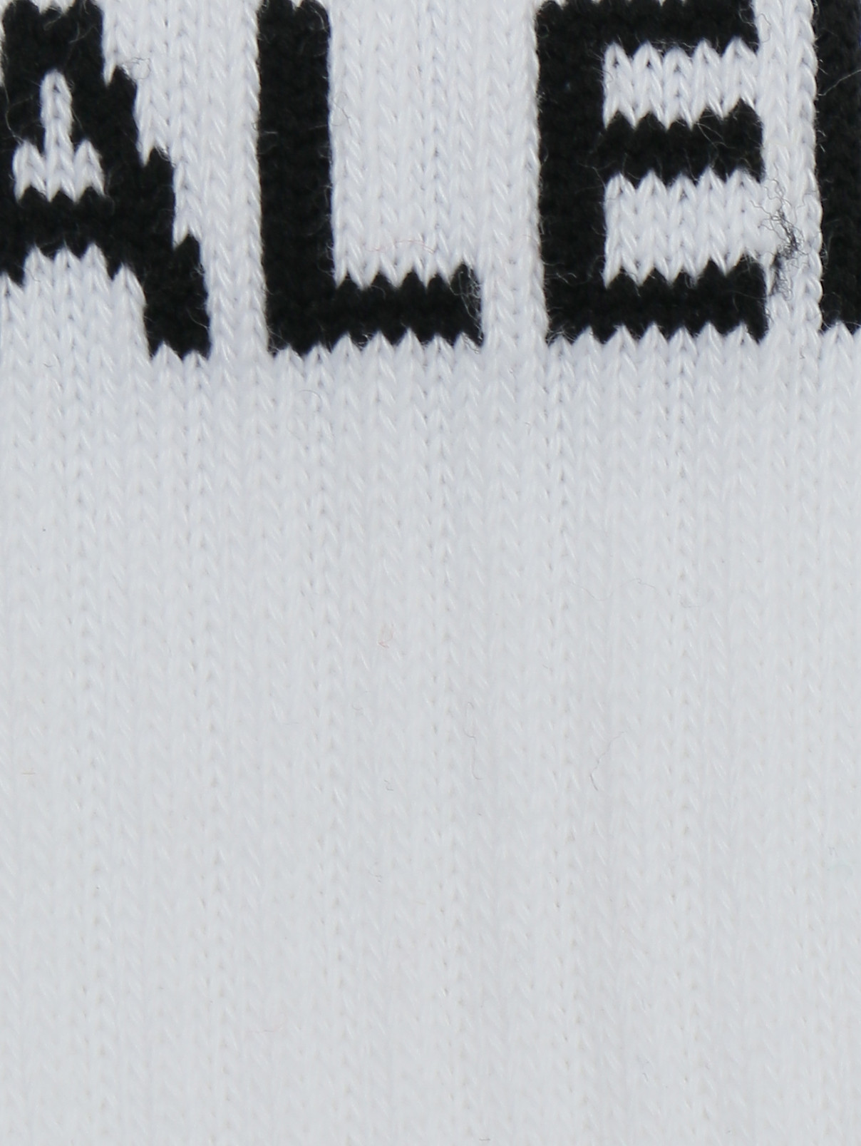 Носки из хлопка с узором Balenciaga  –  Деталь1  – Цвет:  Белый